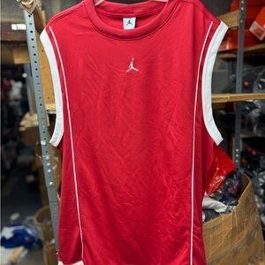 Red & White Jordan Sleeveless Top